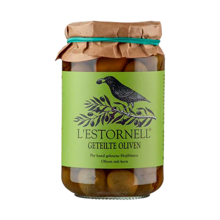 Aceitunas partidas. L´Stornell